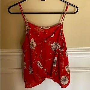 Large Lush knot front Cami Blouse